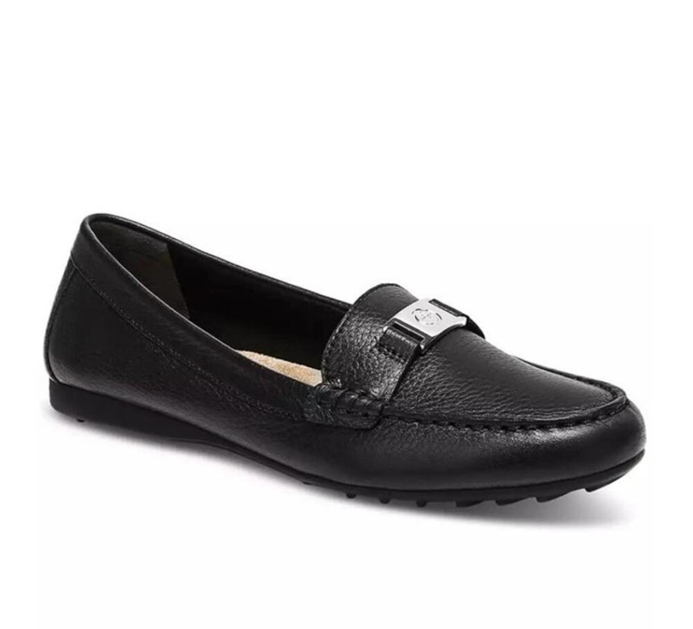 Giani Bernini Dailyn Slip On Driver Leather Loafers Black 9.5M